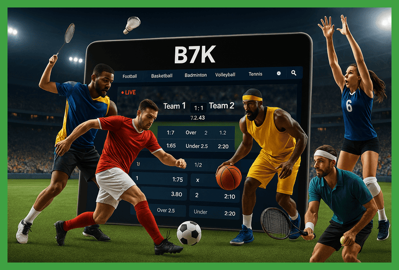 Aposte em apostas esportivas no cassino online B7K